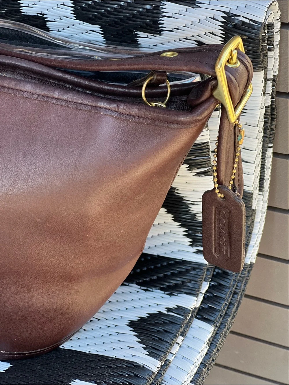 Coach Brown Leather Bucket Bag 1998